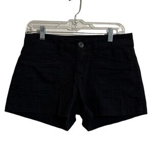 UNIONBAY Shorts Womens 5 27W‎ Black Utility Pockets Stretch